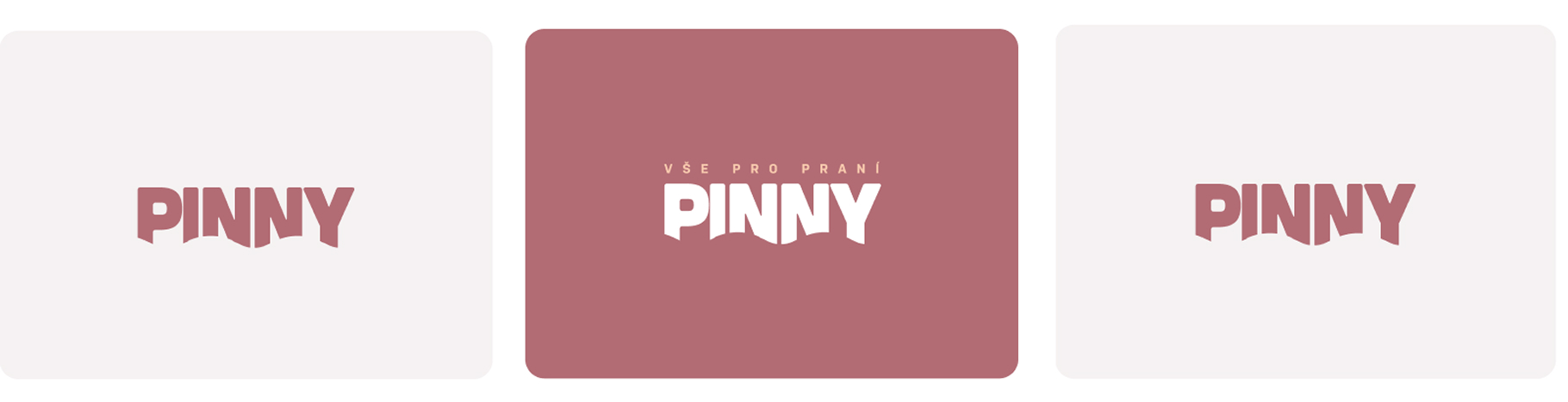 Ukázka logotypů Pinny